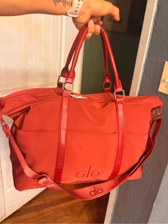 ALO Yoga Handbags - ALO Yoga Coral-Red Everyday Tote